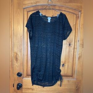 Wearabouts Women’s Black Dress Swimsuit Cover, L